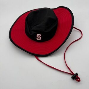 The Game NC State Wolfpack Boonie‎ Hat Red Black NCSU Wide Brim